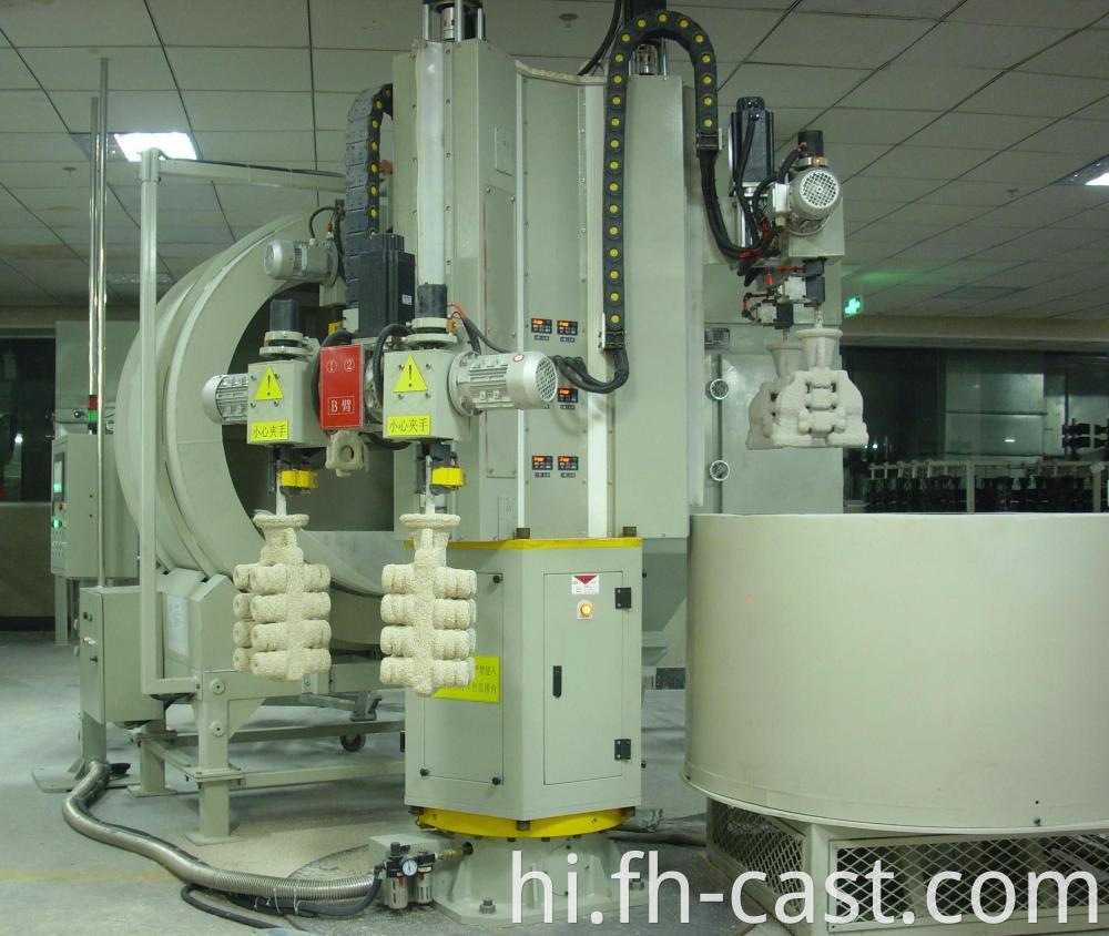  Eight arm shell making manipulator
